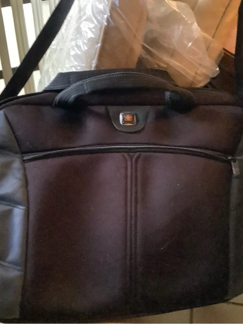 Swissgear Black Men’s Laptop Shoulder strap Messenger Bag